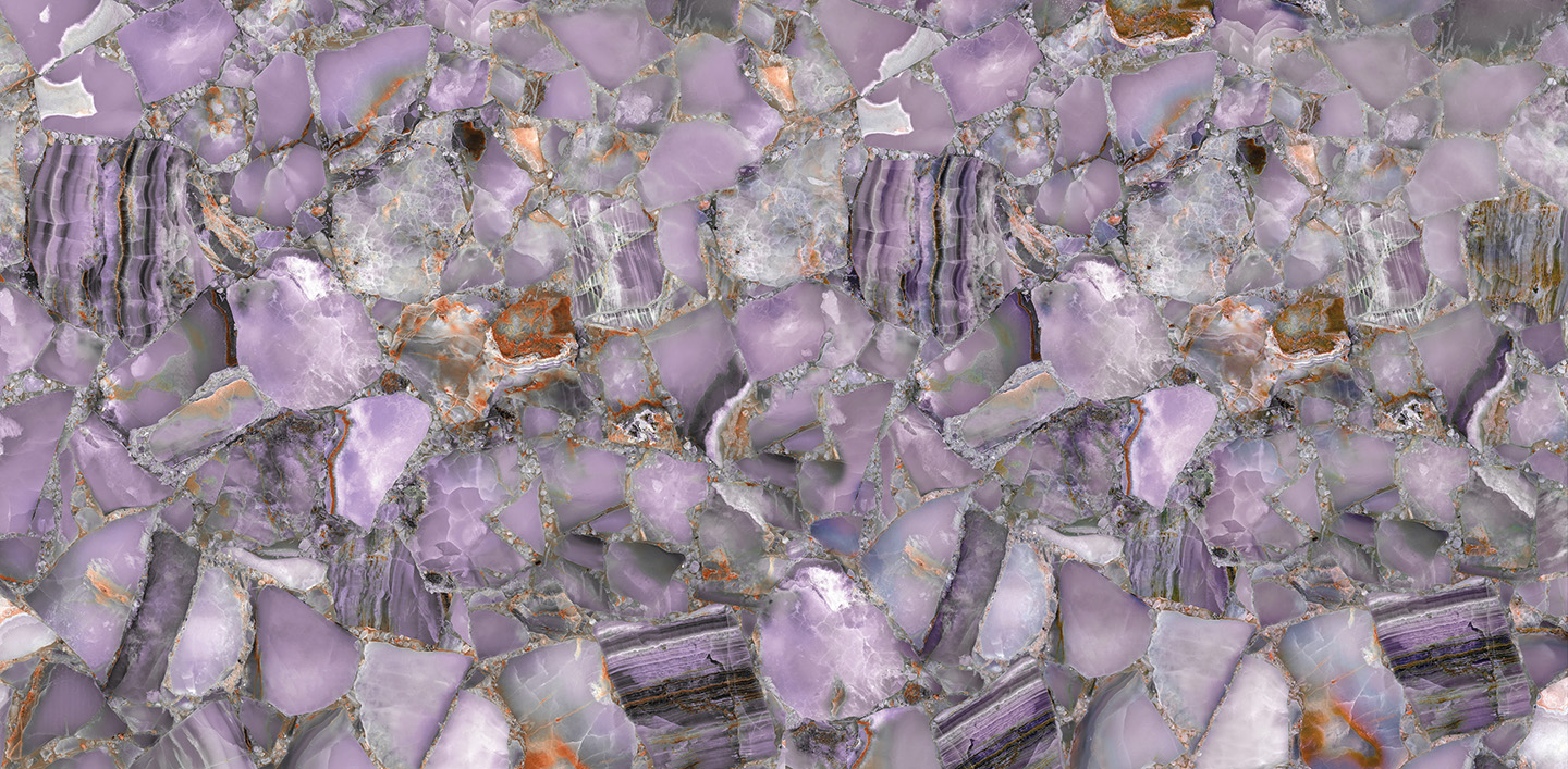 Glacier Amethyst tam plaka